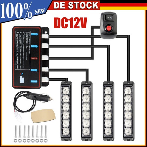Auto frontblitzer 6led - 4x,