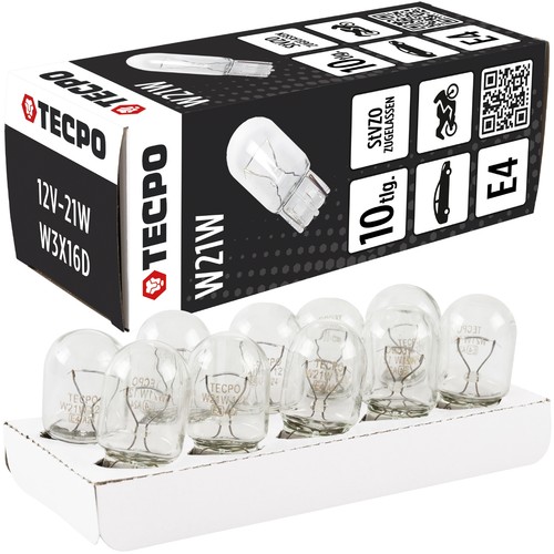 10x tecpo w21w - w21w, 12v