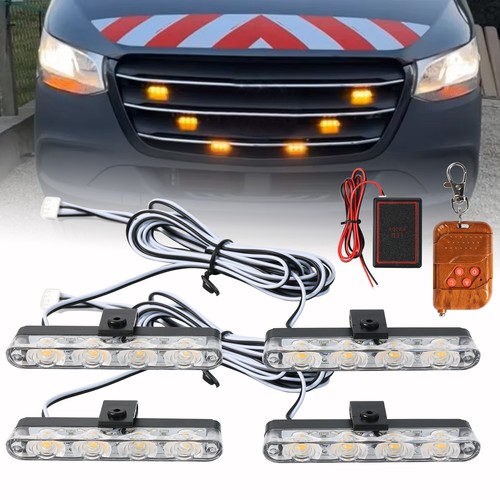Auto led frontblitzer - 4x,
