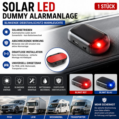 Kfz solar led dummy - kfz,