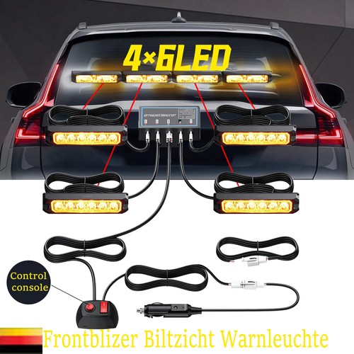 12led auto frontblitzer - 4x,
