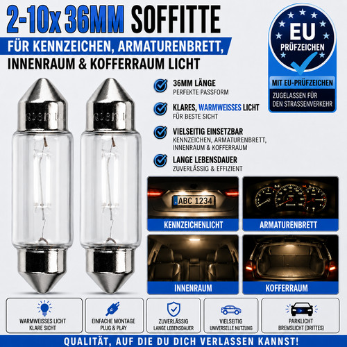 36mm soffitte c5w 12v - 12v, 5w